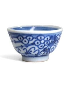 28ml B&W porcelain Qing teacup